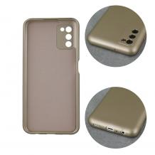 Силиконов калъф / гръб / TPU кейс Metallic Cover за Apple iPhone 13 Mini 5.4" - златист