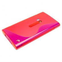 Силиконов калъф ТПУ S-Line за Nokia Lumia 920 - розов