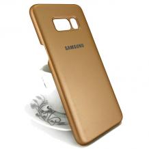 Оригинален твърд гръб за Samsung Galaxy S8 Plus G955 - златист 