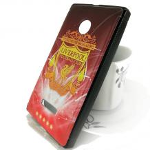 Силиконов калъф/ гръб / TPU за Microsoft Lumia 435 - FC Liverpool 