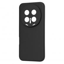 Силиконов калъф / кейс / за Honor Magic 8 Pro / Magic8 Pro - черен гръб със защита за камерата