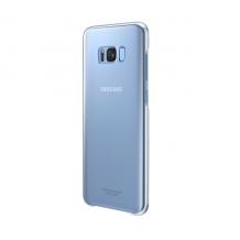 Оригинален гръб Clear Cover EF-QG955CVEGWW за Samsung Galaxy S8 Plus G955 - прозрачен / син