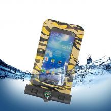 Универсален водоустойчив калъф Waterproof за мобилен телефон - зелен / камофлаж
