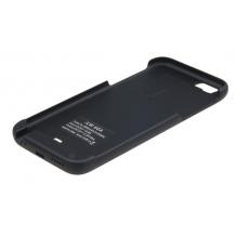 Твърд гръб / външна батерия / Battery power bank със стойка за Apple iPhone 6 4.7'' - 3800 mAh / черен