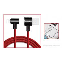 Оригинален USB кабел Baseus Магнитен T-TYPE 2в1 micro и iOS кабел / CALTX-A01 - черен с червено