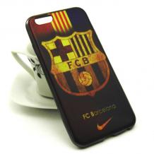 Силиконов калъф / гръб / TPU за Apple iPhone 6 / iPhone 6S - цветен / FC Barcelona