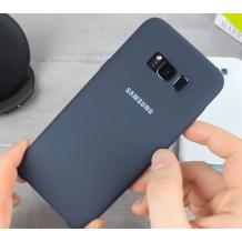 Оригинален гръб Silicone Cover EF-QG955TSEGKR за Samsung Galaxy S8 Plus G955 - тъмно син