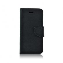 Луксозен кожен калъф Flip тефтер със стойка MERCURY Fancy Diary за Huawei Nova - черен