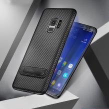 Луксозен гръб TOTU Design Slim Series за Samsung Galaxy S9 G960 - черен 