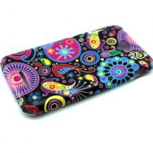 Силиконов калъф / гръб / ТПУ за Sony Xperia E4 - цветен / Colorful Pattern