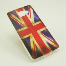 Силиконов калъф / гръб / TPU за Huawei Y7 - Retro British Flag