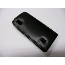 Кожен калъф Flip за Nokia Asha 300  -  Черен