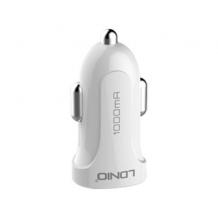 Mини USB зарядно за кола / Mini Smart USB Car Charger Adapter LDINIO DL-C17 DC12-24V 5V/1A 1000mAh - бял