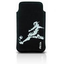 Неопренов калъф тип джоб Dexim Sport V за Apple iPhone 4 / iPhone 4s + скрийн протектор - черен