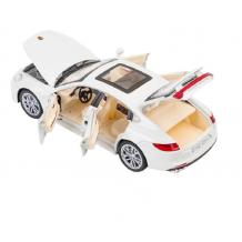 Метален автомобил със звук и светлини Porsche Panamera 1/24 - бял