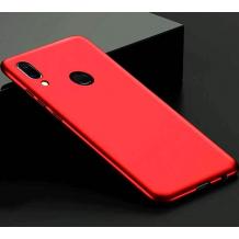 Силиконов калъф / гръб / TPU за Huawei Honor Play - червен / мат
