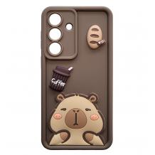 Силиконов 3D case Samsung Galaxy A57 5G capybara / Капибара
