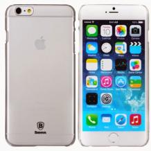Луксозен твърд гръб / капак / BASEUS Sky Case за Apple iPhone 6 Plus 5.5'' - сив / прозрачен