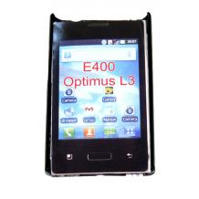 Заден предпазен твърд гръб / капак / SGP за LG Optimus L3 E400 - черен