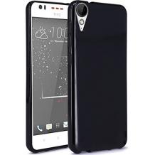 Силиконов калъф / гръб / TPU за HTC Desire 825 - черен / гланц