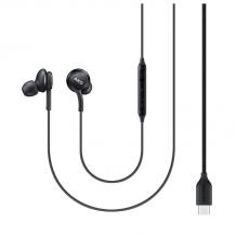 Оригинални стерео слушалки AKG / handsfree / за Samsung Galaxy A56 Type-C - черни
