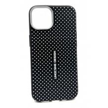 Силиконов калъф / кейс / TPU Umocsne design за Realme Note 60 / Realme C63 - черен с бели точки