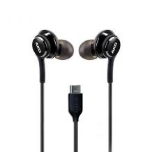 Оригинални стерео слушалки AKG / handsfree / за Samsung Galaxy A36 Type-C - черни