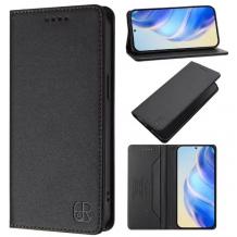 Кожен калъф Flip тефтер Magnetic Book Pro със стойка за Samsung Galaxy A26 5G - черен