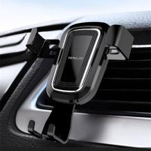 Универсална стойка за кола TOTU Gravity Car Mount за Samsung, Apple, Huawei, Lenovo, LG, HTC, Sony, Nokia, ZTE, Xiaomi - черна / въртяща се на 360 градуса