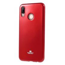 Луксозен силиконов калъф / гръб / TPU Mercury GOOSPERY Jelly Case за Huawei P20 Lite - червен