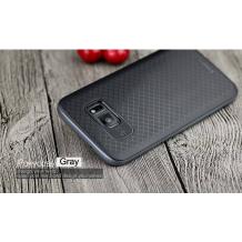 Оригинален луксозен гръб IPAKY за Samsung Galaxy S7 Edge G935 - черен