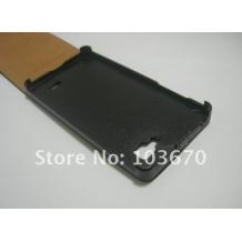 Кожен калъф за LG Optimus 4X HD P880 - Black / Черен