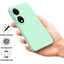 Силиконов калъф / кейс / Nano TPU за Honor X7B - мента гръб със защита за камерата
