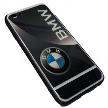 Луксозен твърд гръб 3in1 с Popsocket за Huawei Y5 2018 - черен / BMW