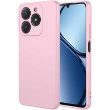 Силиконов калъф / кейс / Nano TPU за Realme Note 60 / Realme C63 - светло розов гръб със защита за камерата