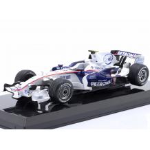 Метална кола BMW Sauber F1.08 Robert Kubica Formula 1 2008 - Edicola 1:24     