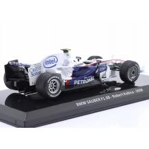 Метална кола BMW Sauber F1.08 Robert Kubica Formula 1 2008 - Edicola 1:24     