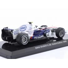Метална кола BMW Sauber F1.08 Robert Kubica Formula 1 2008 - Edicola 1:24 