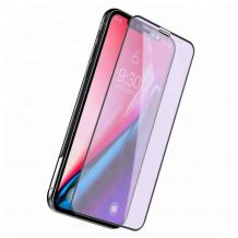 5D Full Cover Nano Anti-Shock Glass Screen Protector Apple iPhone XS Max / 5D извит скрийн протектор за Apple iPhone XS Max - черен