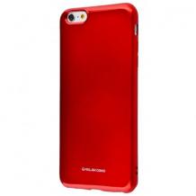 Силиконов калъф / гръб / Molan Cano Glossy Jelly Case за Apple iPhone 6 Plus / iPhone 6S Plus - бордо / гланц / брокат