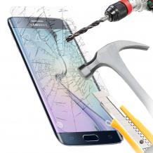 Стъклен скрийн протектор / Tempered Glass Protection Screen / за дисплей на Samsung Galaxy S6 Edge G925