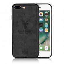 Луксозен гръб Deer за Apple iPhone 7 / iPhone 8 - черен