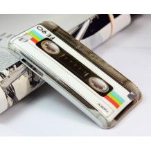 Твърд гръб / капак / за HTC One V – Retro cassette