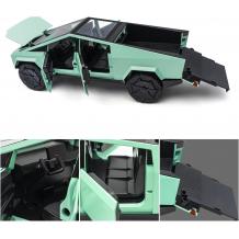 Метален джип Tesla Cybertruck със Каравана