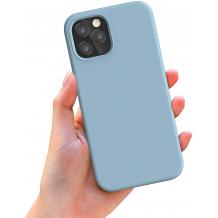 Луксозен силиконов калъф / гръб / Nano TPU за Apple iPhone 12 Pro Max 6.7" - светло син