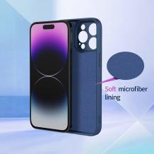 Силиконов калъф / кейс / Nano TPU за Xiaomi Redmi 15 - тъмносин гръб със защита за камерата