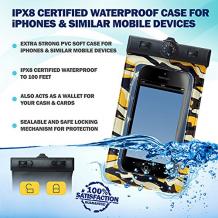 Универсален водоустойчив калъф Waterproof за мобилен телефон - зелен / камофлаж