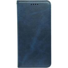 Кожен калъф Flip тефтер Magnetic Book със стойка за Xiaomi Redmi Note 14 Pro - тъмно син