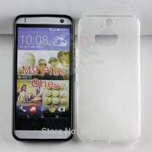 Силиконов калъф / гръб / TPU за HTC One M9 Plus / M9+ - прозрачен / мат