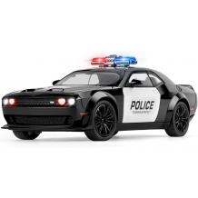 Метална кола с отварящи се врати капаци светлини и звуци Dodge Challenger Police - 1:24 